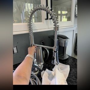 Chrome faucet